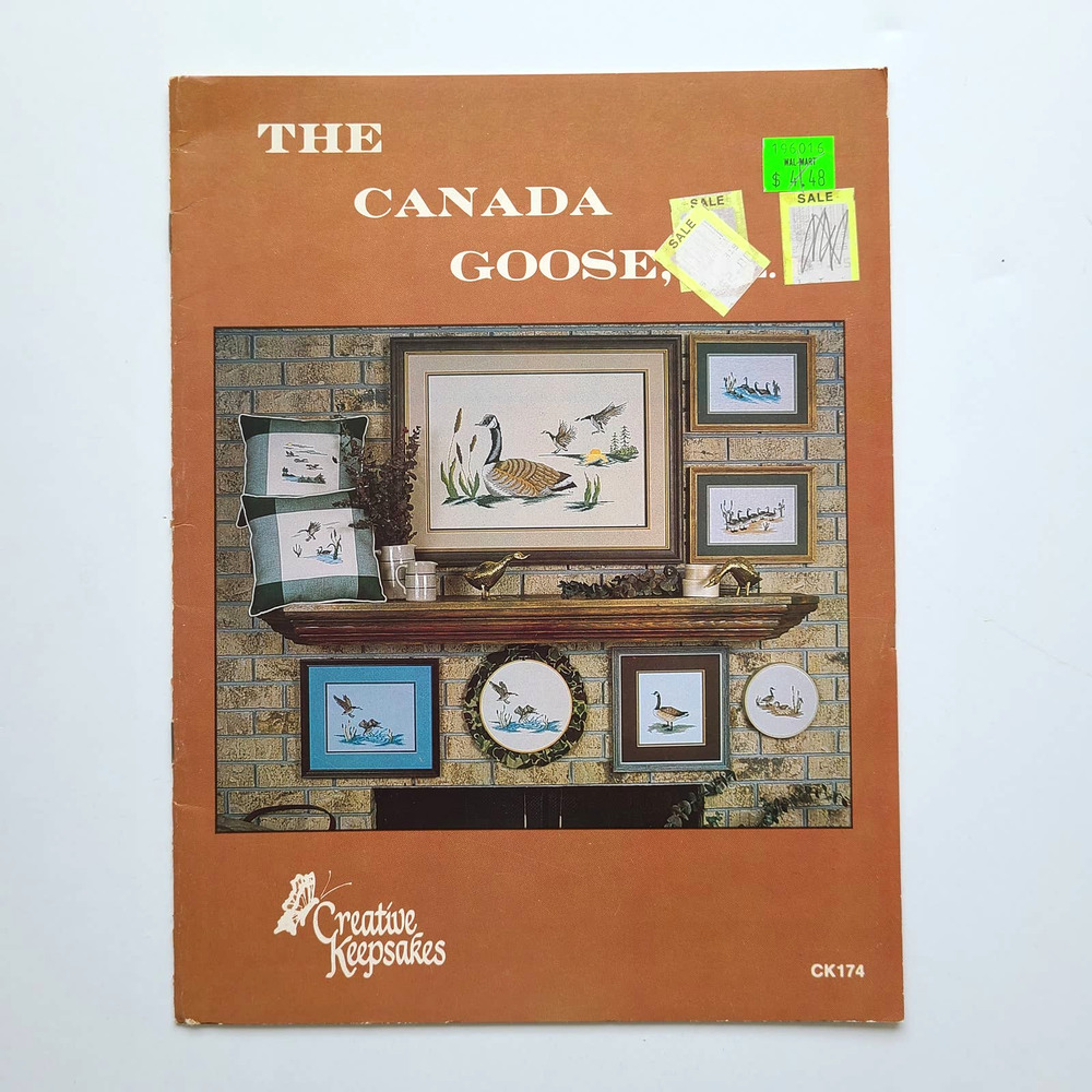 5/$15 Cross Stitch Booklet The Canada Goose v 1 Creative Keepsakes CK174 1984
